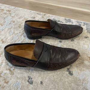GUCCI Brown Leather Men's Loafers